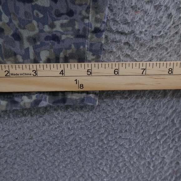 CAbi Womens Modern Camo Skinny Jeans Size 4 Gray‎ 5 Pocket Low Rise Jegging - Picture 10 of 13